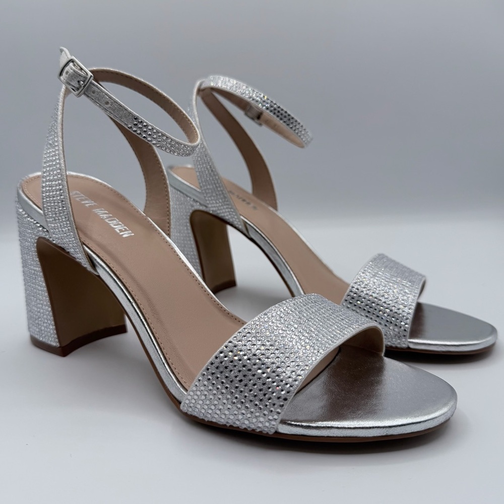 Steve Madden “Larah-R” Rhinestone heels